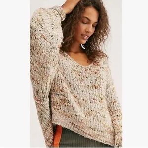 Women Sweater Medium Chunky Oversized‎ Highland Mendocino Granola
